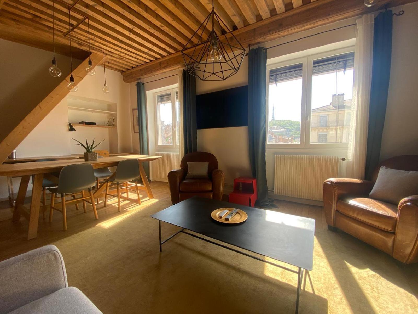 Appartement T3 Hyper Centre De Lyon, Super Vue Fourviere ภายนอก รูปภาพ